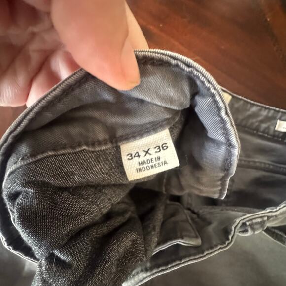 FLINT‎ AND TINDER Men’s 365 5 Pocket Pant 34 x 36 Washed Grey Athletic Tapered - Picture 6 of 8